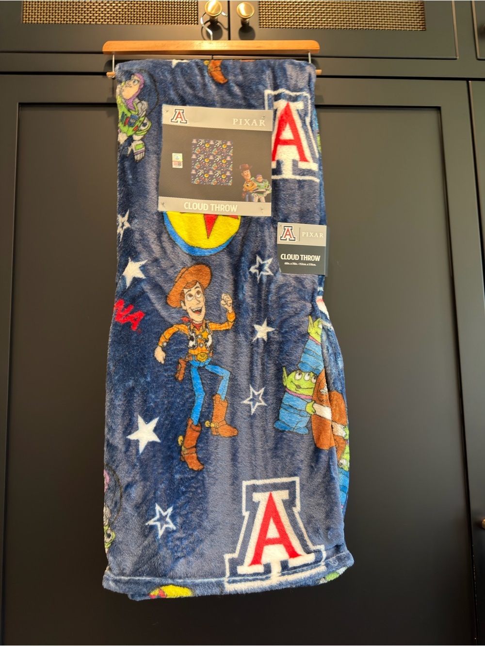 Pixar University Arizona Toy Story Cloud Throw Blanket - 60”x70”